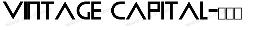 vintage capital字体转换